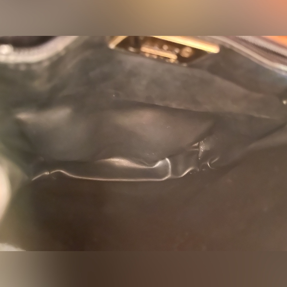 Sharif Patchwork Square Bronze Braided Crossbody - image 4